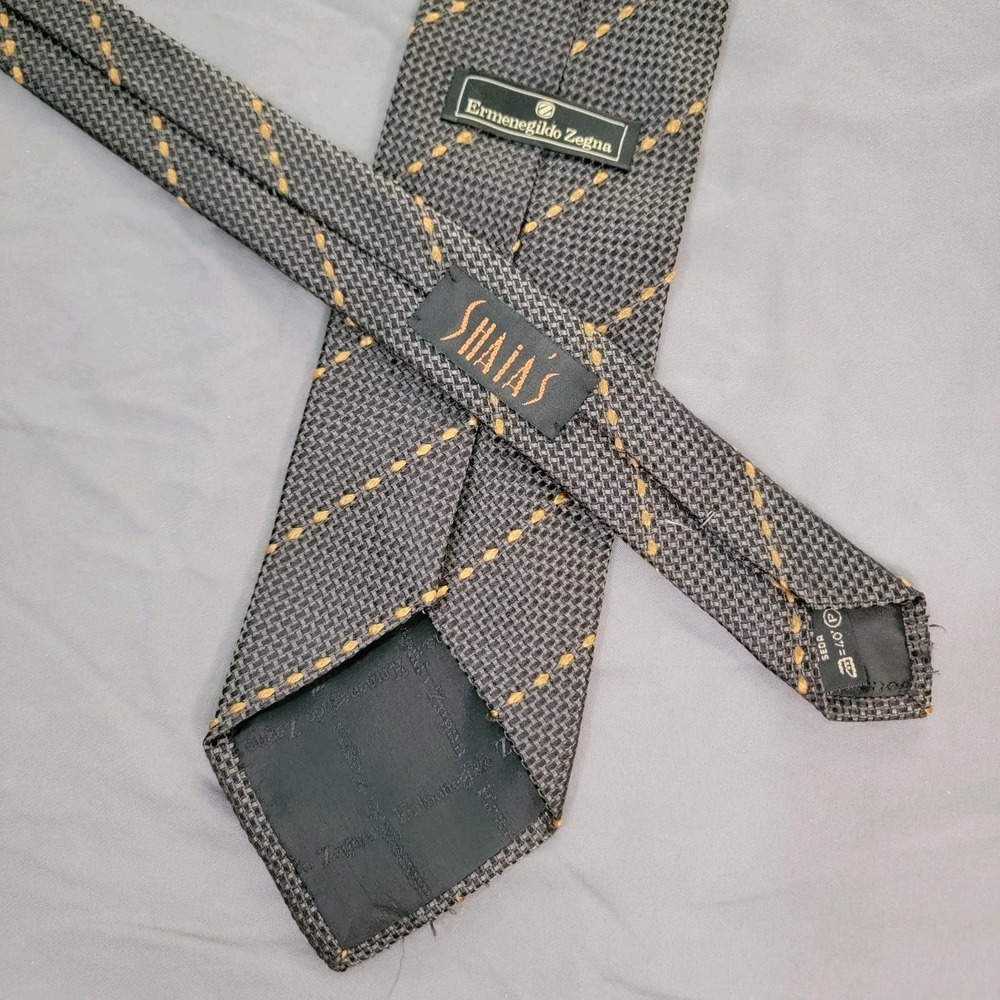 Ermenegildo Zegna Silk Neck Tie Striped